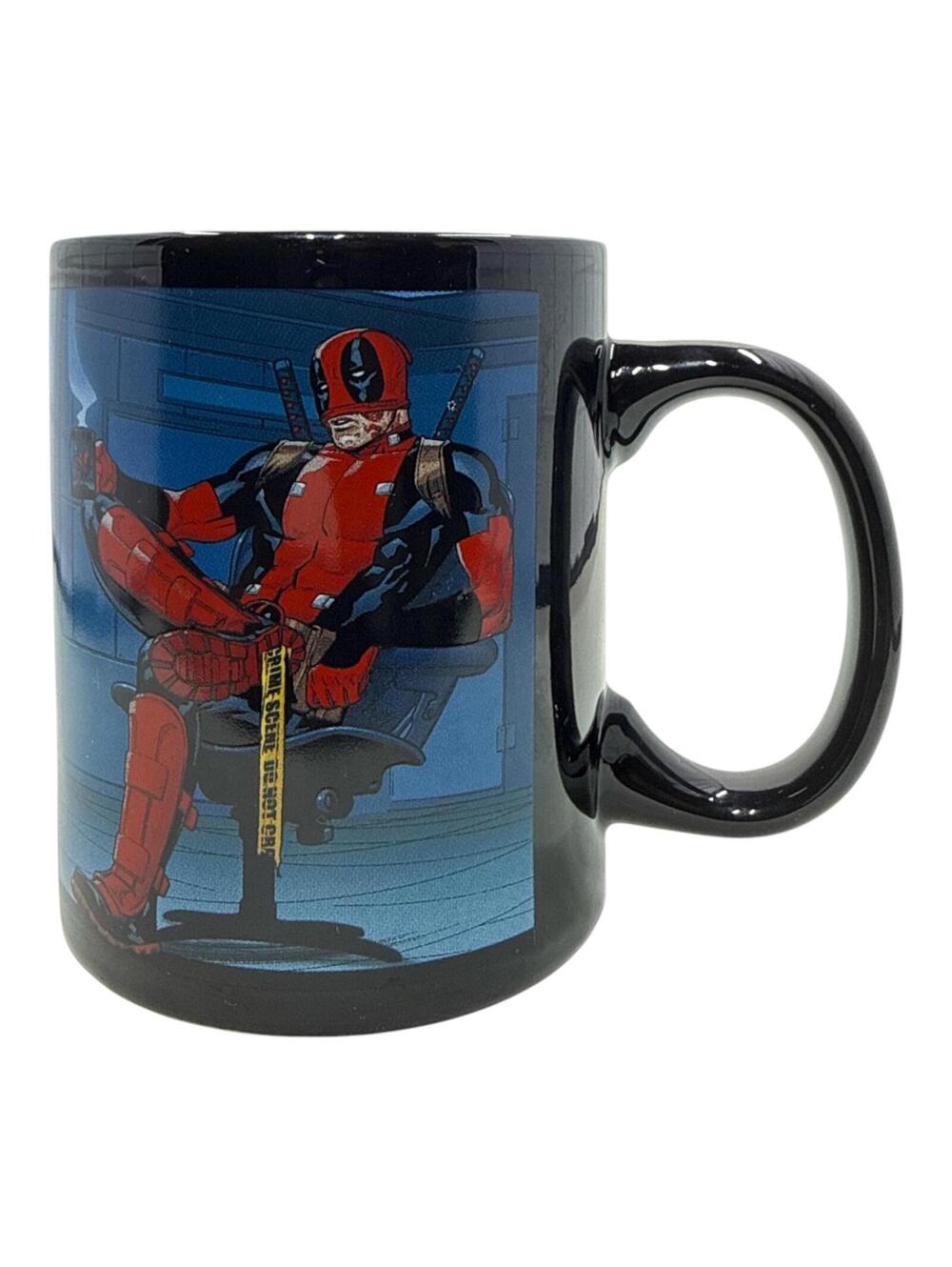 Marvel Deadpool Black Ceramic Coffee Mug